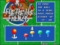 une photo d'Ã©cran de Football Frenzy sur SNK Neo Geo